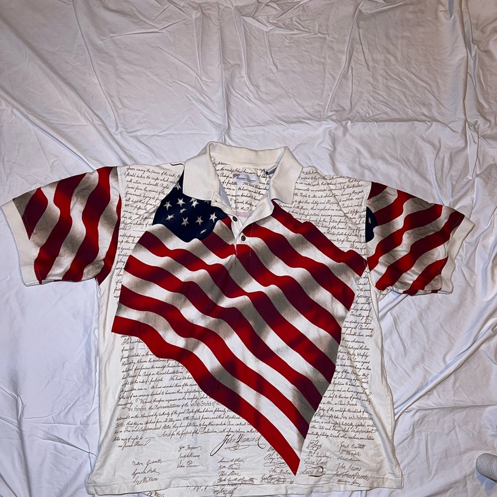 america flag polo shirt